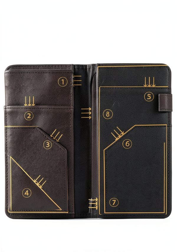 Server Book PU Leather Organizer for Hospitality Staff-5