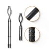 Fire Pit Tongs Set by Rasugarlary Carbon Steel Fireplace-3