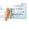Voccim Giant Fake Check Cardboard Presentation Customizable-1