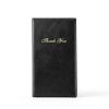 XYK Server Book 20 Black Vinyl Guest Check Presenter-2