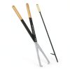 MARVOWARE Fireplace Tool Set Aluminum Oxide Wood-0