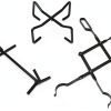 Cast Iron Fireplace Tongs by TAILGRILLER-0