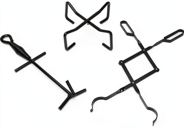 Cast Iron Fireplace Tongs by TAILGRILLER-0