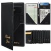 FLKQC Black Guest Check Presenter PVC Leather Waterproof-0