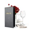 XYK Server Book 20 Black Vinyl Guest Check Presenter-4