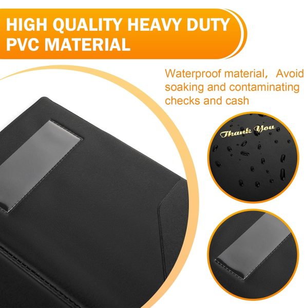 ZENOWICK Restaurant Check Books Durable PVC Server Holders-4