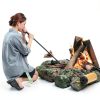 MARVOWARE Fireplace Tool Set Aluminum Oxide Wood-3