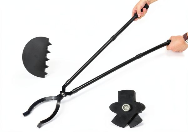 Fire Pit Tongs Set by Rasugarlary Carbon Steel Fireplace-4