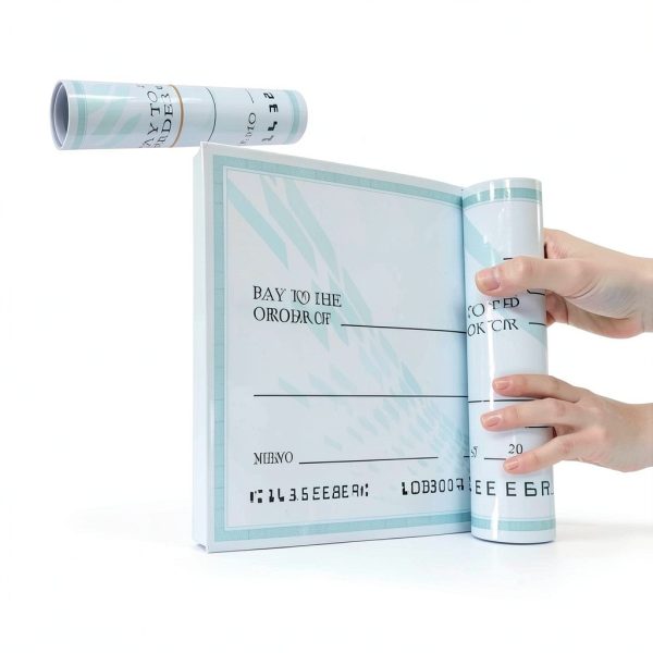 Voccim Giant Fake Check Cardboard Presentation Customizable-4