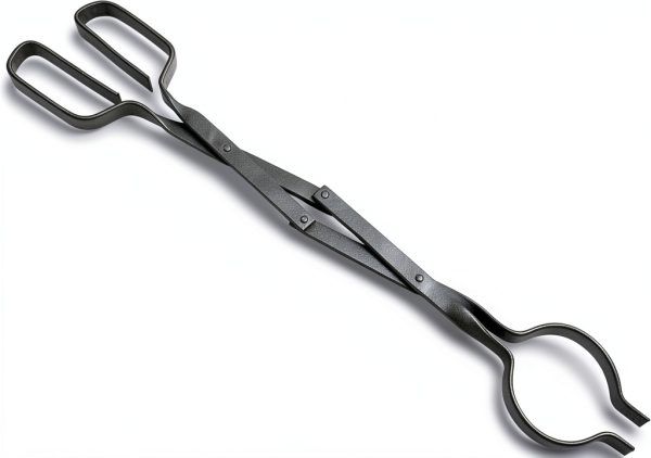 Wander Lost Campfire Tongs Black Iron 26 Inch-3