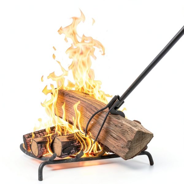 Sunnydaze Steel Fire Pit Log Grabber 36in-1