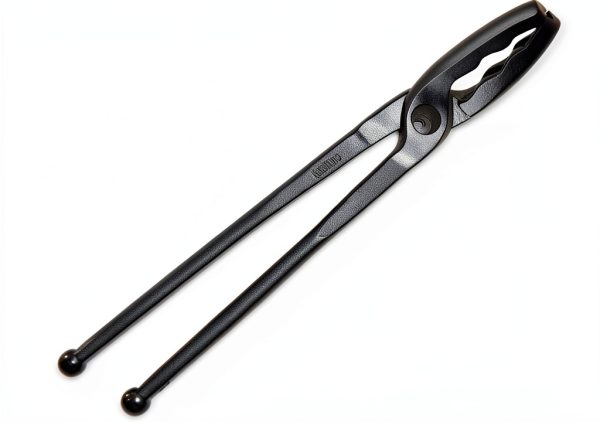 Pavo Fireplace Tongs Painted Metal Home Decor-0