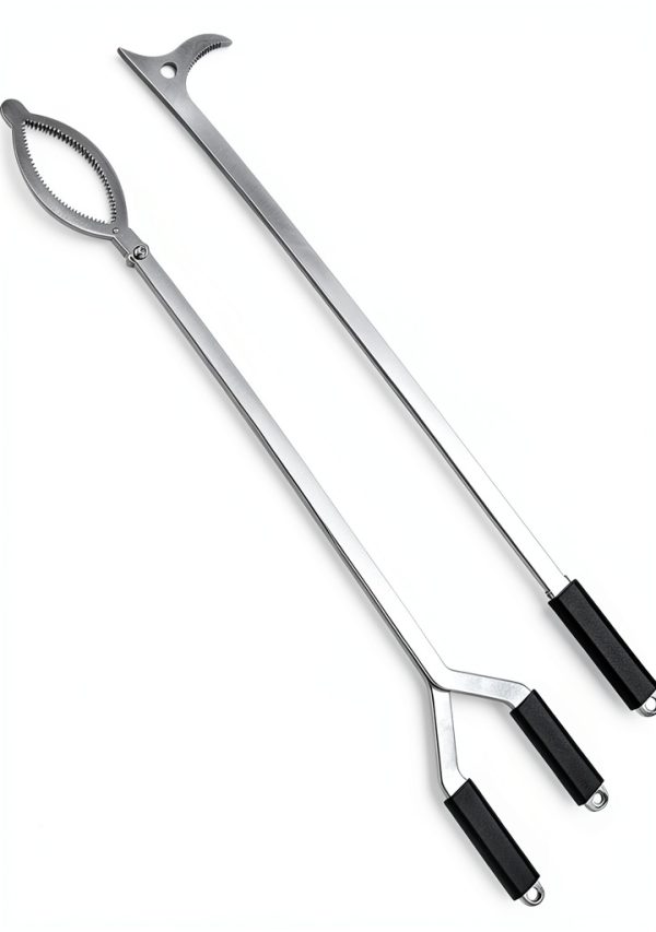 Fire Poker Set AROPAD Stainless Steel 40in-0