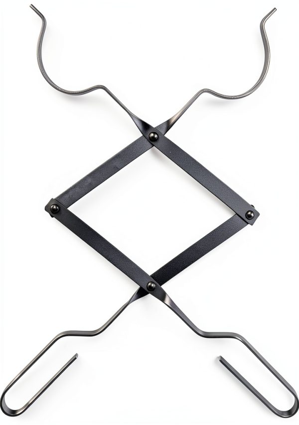 Fire Pit Tongs Pure Garden Steel Black 25in-4
