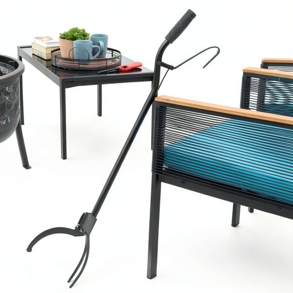 Sunnydaze Steel Fire Pit Log Grabber 36in-5