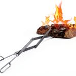 Firewood Log Tongs hoziel Steel Scissor Design-0