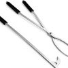 CKLT 28in Stainless Steel Fire Tongs Fireplace Accessories-0