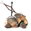 Fire Pit Tongs Pure Garden Steel Black 25in-6
