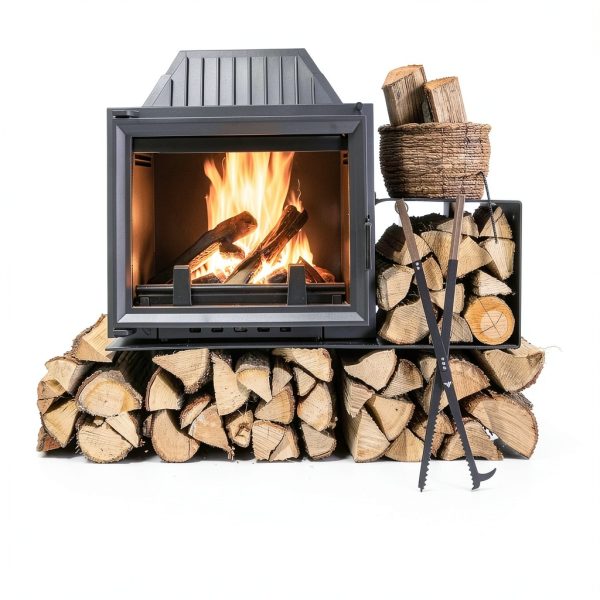 MightyPhine Metal Fireplace Tongs 40in Modern-3