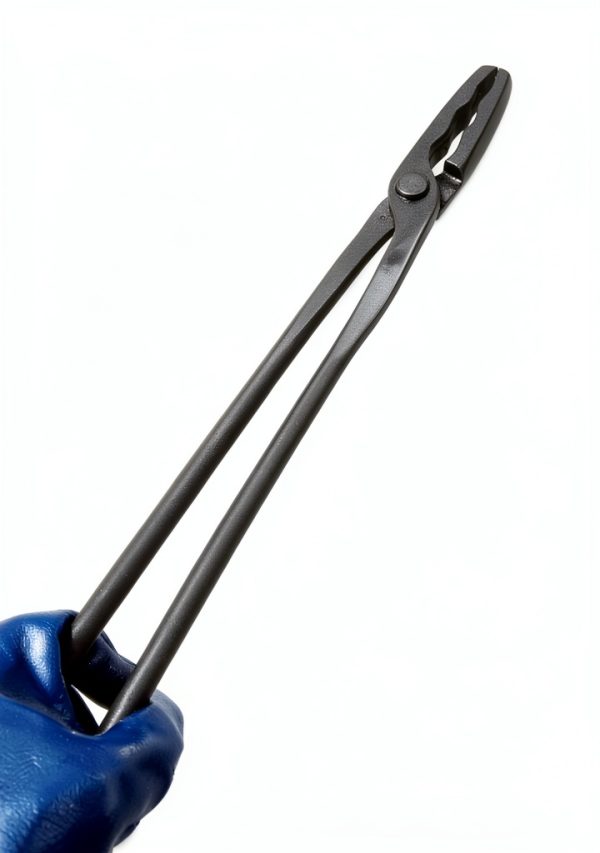 Pavo Fireplace Tongs Painted Metal Home Decor-3