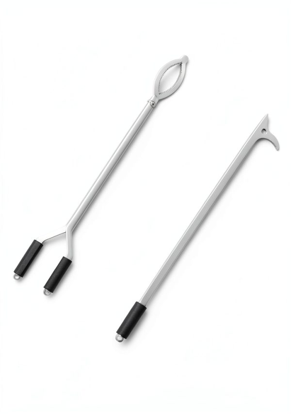 Fire Poker Set AROPAD Stainless Steel 40in Outdoor-1