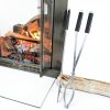 CKLT 28in Stainless Steel Fire Tongs Fireplace Accessories-1