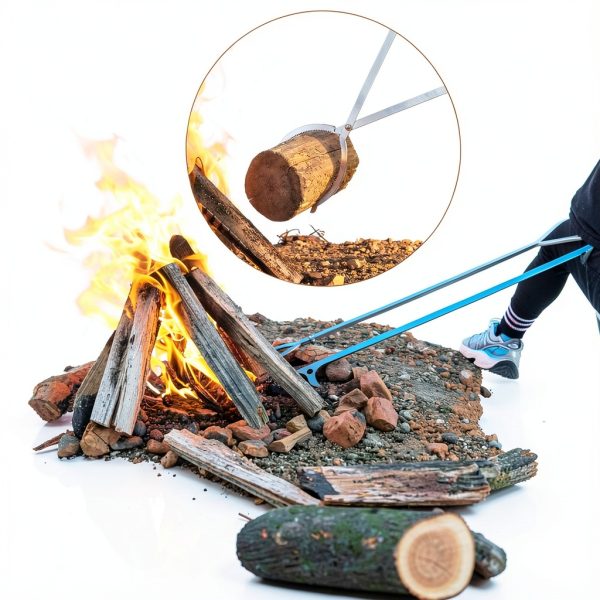 Fire Poker Set AROPAD Stainless Steel 40in-3