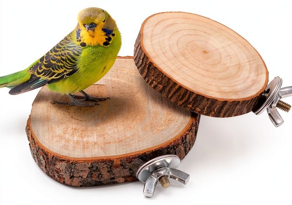 Birdcage Perches 3 Pcs Natural Wood Platform Stand by Welecom Proshop-6