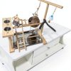 Parrot Playground Stand Natural Wood Perch Gym with Feeder by-5