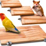 Bird Platforms BILLIOTEAM 4-Size Wood Perches & Stand Boards-0