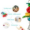 Small Bird Playground Wondwo Top Cage Stand for Parrots White Small-1