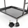 65.5 Inch X-Large Parrot Natural Perch Stand Bird Play Ground Training with Strong Climbing Play Ladder Stainless Feeding Bowls Toy Hook Removable Washable Tray Lockable Rolling Wheels-5