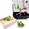 Bird Perch Stand Hamiledyi Wood Playground for Parrots, Parakeets-3