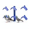 Coloch 20 Pcs Dove Rest Stand Lightweight Plastic Bird Perch for-4
