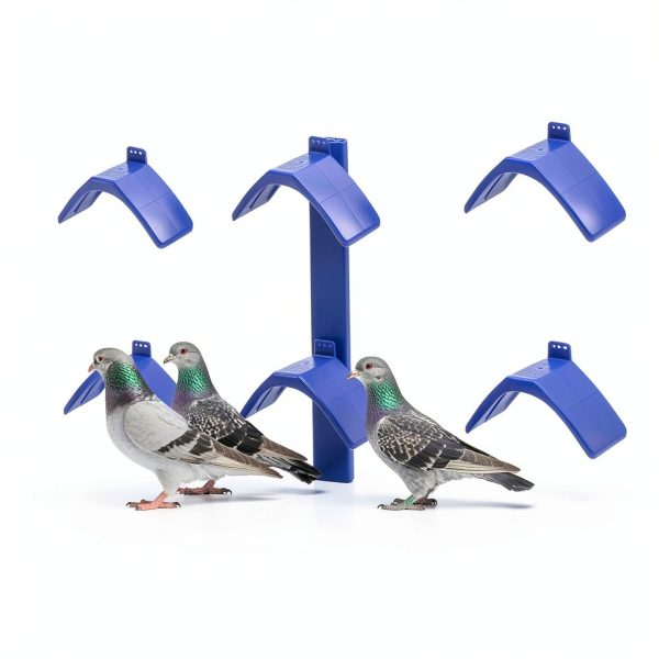 Coloch 20 Pcs Dove Rest Stand Lightweight Plastic Bird Perch for-4
