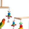 Small Bird Playground Wondwo Top Cage Stand for Parrots White Small-6